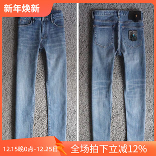 9004 2025秋季 牛仔裤 简约老钱风多层水洗男士 P120 丹宁弹性修身