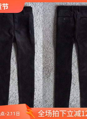 全网控货1折秋季保暖丝绒舒适商务黑色男士长裤休闲裤 76555