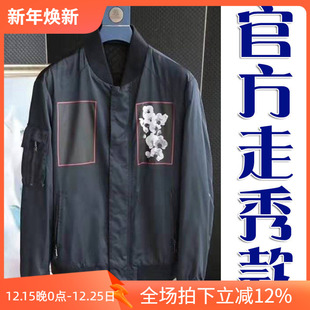 外套棉衣18515 印花夹薄棉男士 P40 2折秋冬客供保暖数码 官方走秀款