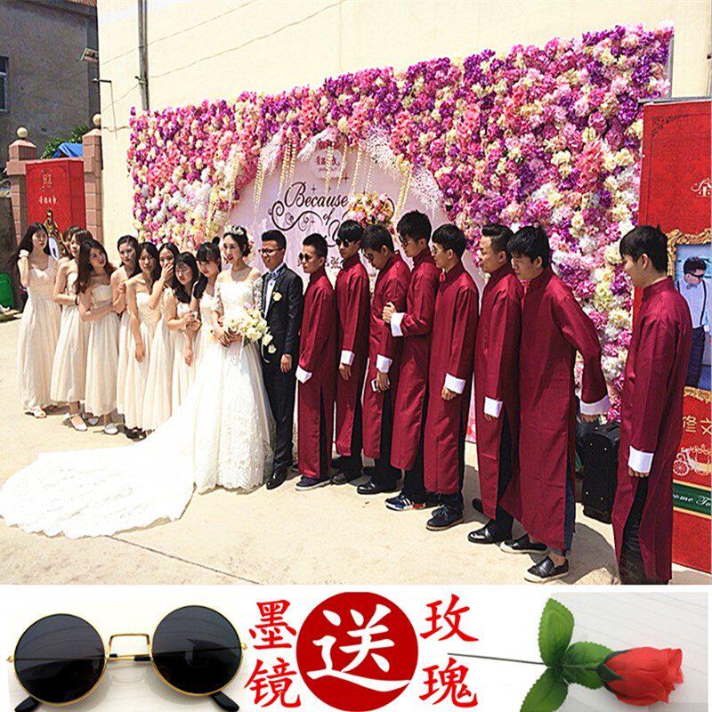 新款少女聚會長袖結婚套裝伴郎禮服裝伴娘服甜美伴娘大碼中式長衫在類目 女裝/女士精品, 唐裝/民族服裝/舞臺服裝, 民族服裝/舞臺裝中 - 來自Buy2taobao.com提供專業的淘寶代購服務