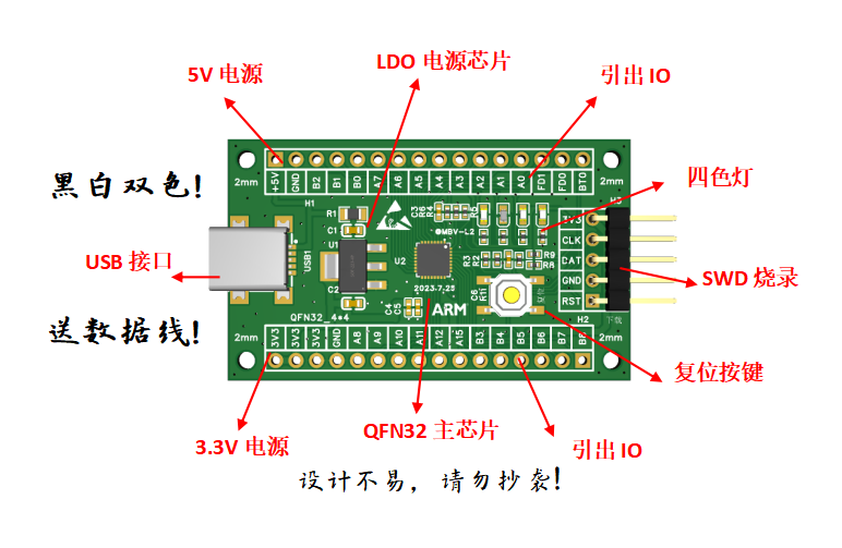 GD32L233KBQ6开发板GD32L233KBQ6核心板GD32L233开发板
