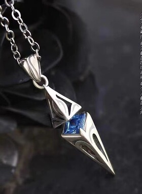 泰银星芒项链高级感帅气男生吊坠复古星空时尚朋克网红轻奢