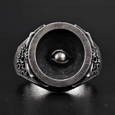 泰银superbiaw Cyclops 超级维亚独眼巨人戒指复古开口指环