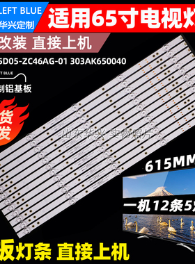 鲁至适用微客VK65K pro灯条AHKK65D05-ZC46AG-01 303AK650040灯条