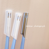 带安全网 日本专业级安全修眉刀 寿命超久 一把顶十把 巨锋利