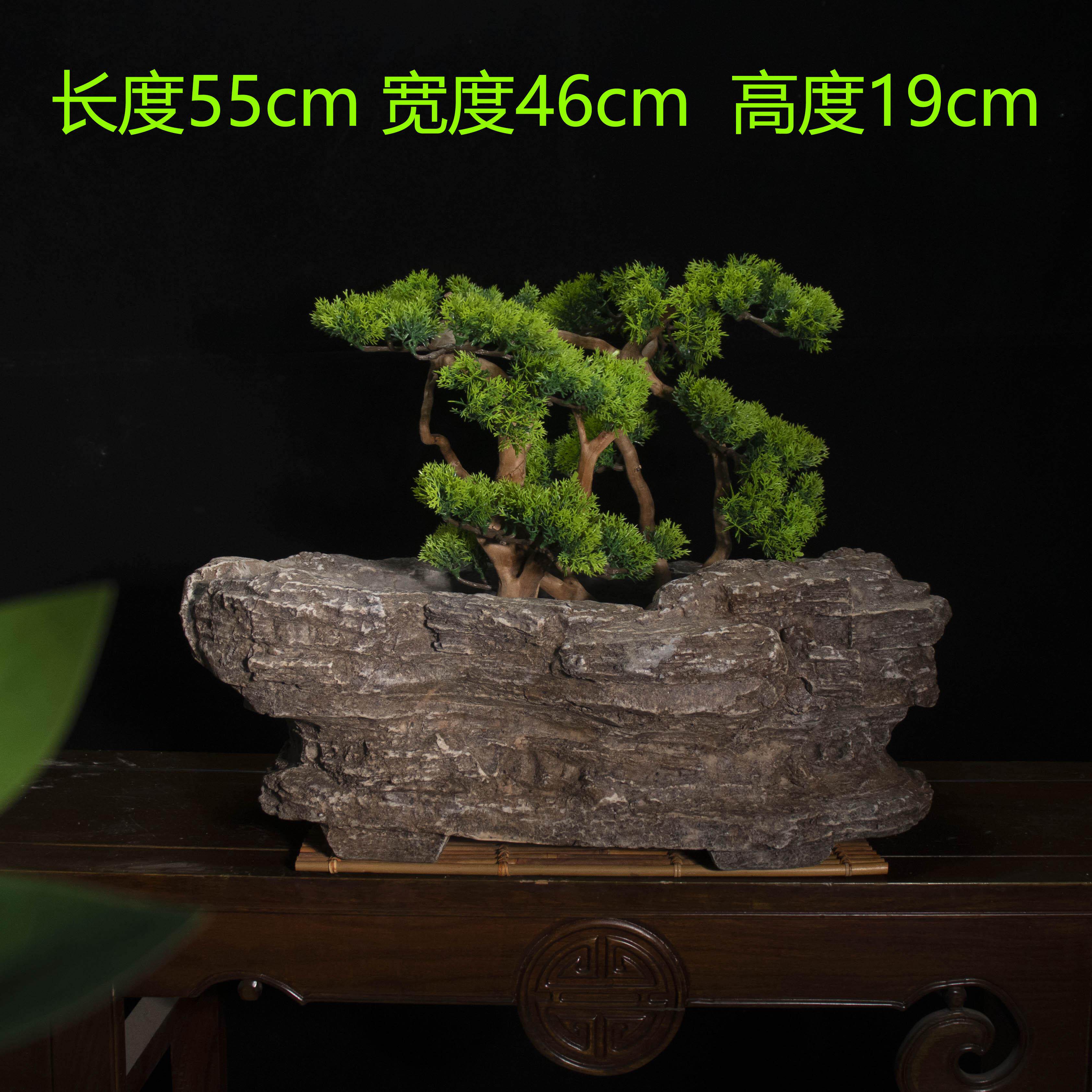 P8-002中国风高端异形盆景盆种造景专用丛林盆云盆假山盆