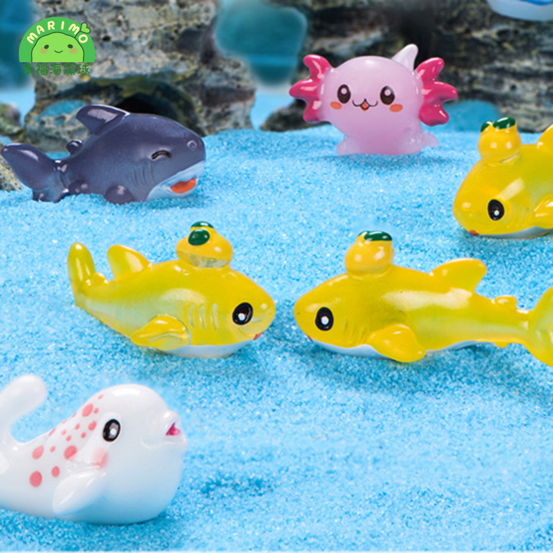 marimo动物小乌龟鲨鱼幸福海藻球