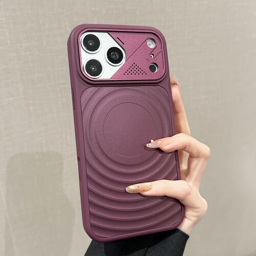 磁吸波漾纹适用iPhone18promax手机壳苹果17pm新款秒变大视窗16带ai按键15全包防摔14磨砂外壳13超好看女款12