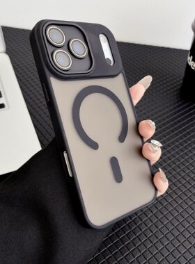 磁吸充电适用苹果17手机壳iPhone16promax新款镜头全包15肤感磨砂14plus防摔保护套ip13超火12pm高级感女款11