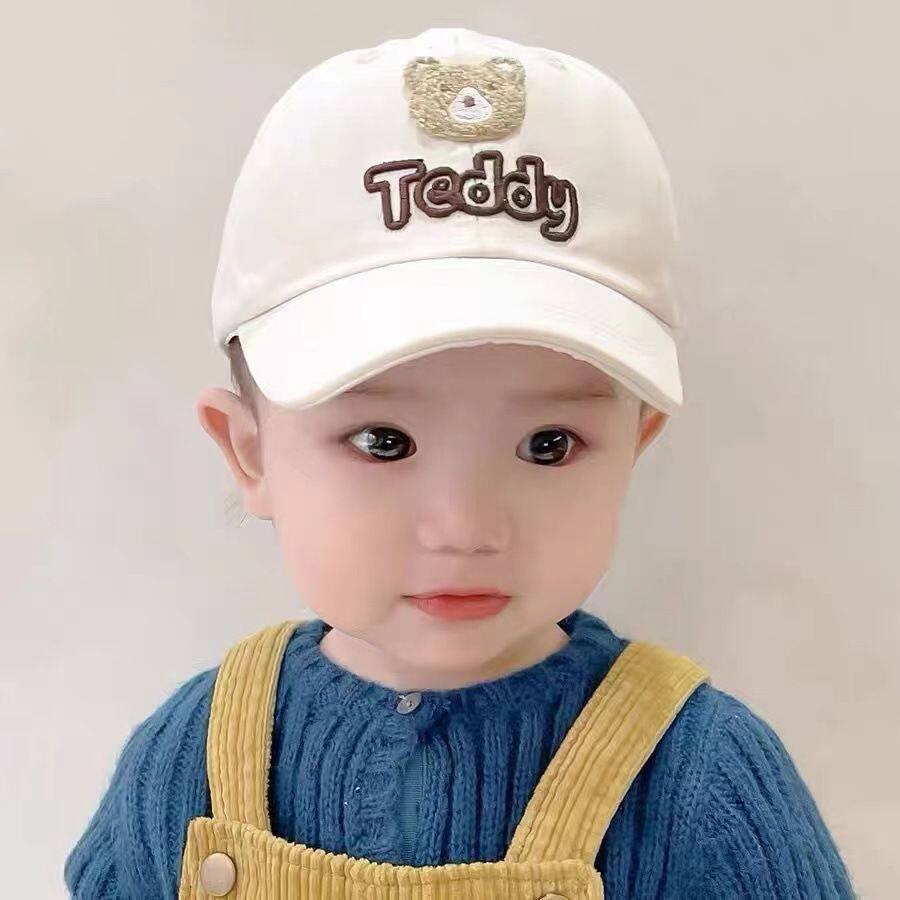 婴儿帽子春秋款鸭舌帽夏季棒球帽男童女宝宝可爱超萌遮阳帽子
