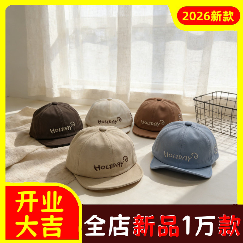ins韩系儿童软沿鸭舌帽春夏薄款