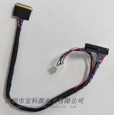 液晶LED屏线I-PEX20455 20453 40P单6笔记本液晶屏通用板LVDS屏线