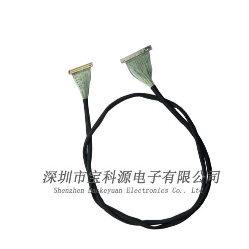 EDP屏线 DF36-30P-0.4SD极细同轴线 HRS 连接器 0.4间距 30p 定制