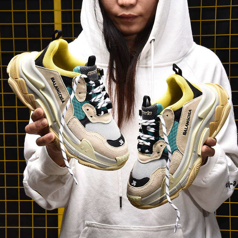 巴黎街拍款ins超火的鞋子男女鞋2018新款复古原宿gd老爹鞋运动鞋