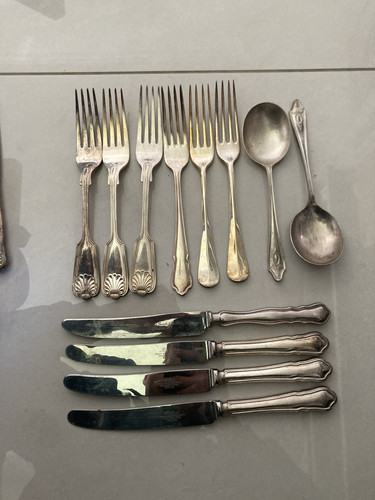欧洲镀银餐具打包200
