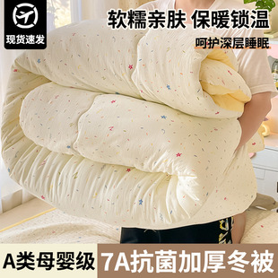 春秋被冬被a类母婴级抗菌床盖被子全套一整套2025新款加厚保暖