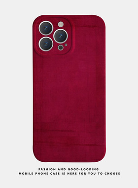 适用苹果华为小众简约个性红色iPhone17 15promax14荣耀70/80新款xs情侣手机壳S17/60semate50P30iQOO12