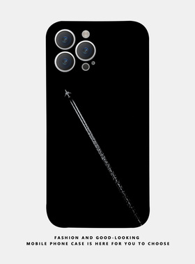 适用苹果oppo华为荣耀iphone17 15promax/14pro/nova10/p50E/mate40/reno8/9/80新款情侣手机壳飞机白色烟雾