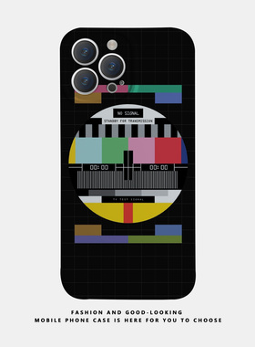 适用苹果华为iPhone17 15promax13reno9mate40P30/p50新款nova10x90pro荣耀80电视信号标签情侣手机壳iqoo12