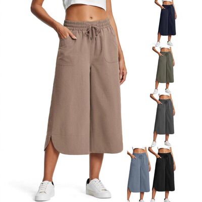 2026 New Style Wide-Fitting Loose Seven-Inch Pants for Women