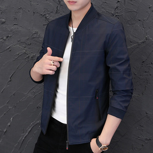 2021男士新款秋冬季休闲夹克上衣棒球服4002-JK002-P48图片