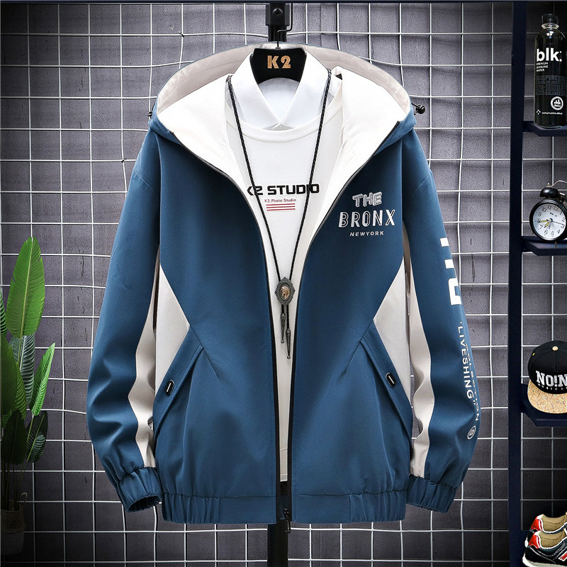 2021新品外套男潮流百搭春秋季连帽夹克青少年4002-JK801-P58,男装夹克,星座1018