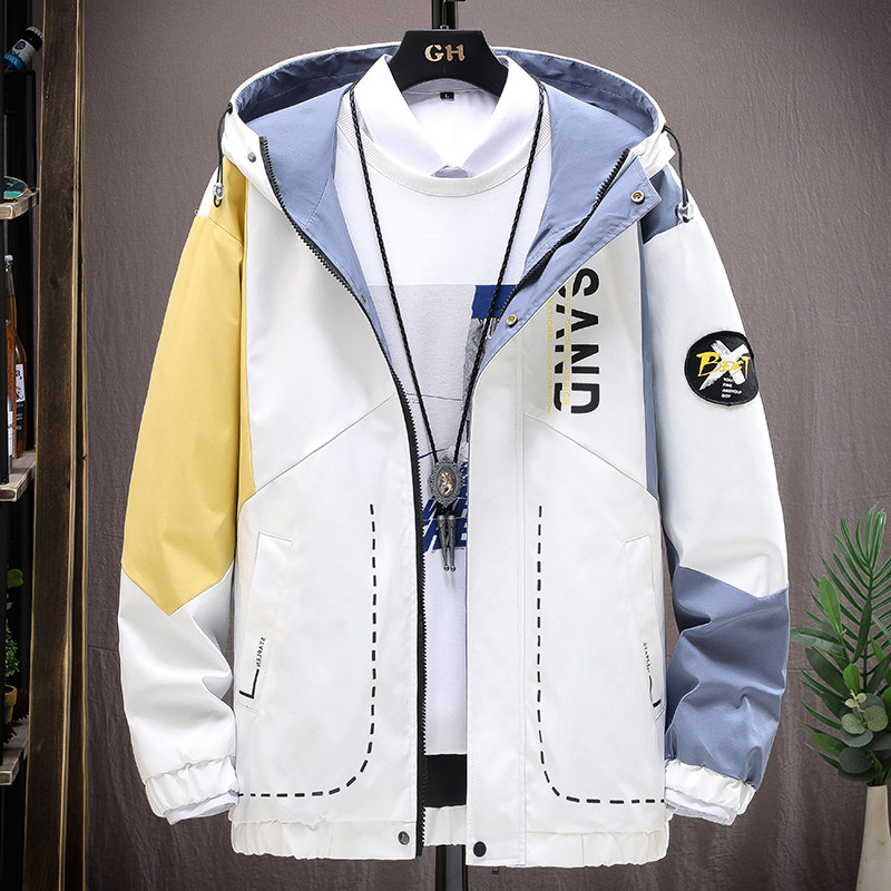 2021新品男潮流百搭春季连帽夹克青少年上衣4002-JK2100-P55,男装夹克,星座1018