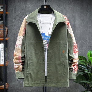 2021新款秋季韩版男生棒球服夹克工装情侣上衣百搭4002-J225图片