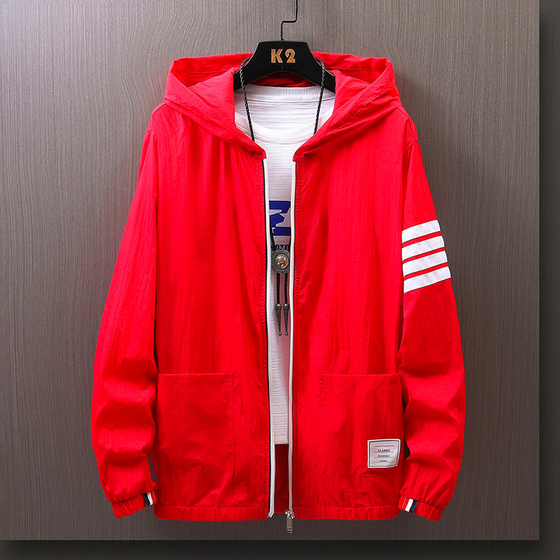 情侣四条杠防晒衣21新款夏季韩版皮肤衣防晒服外套4002-176-P30,男装夹克,星座1018