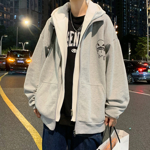 B266-WY-208-P85 21秋 原创港风秋季新款宽松休闲时尚开衫外套图片