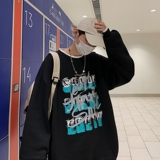 B266-WY-212-P4522春原创设计休闲印花宽松套头卫衣，男装卫衣，星座B257-1
