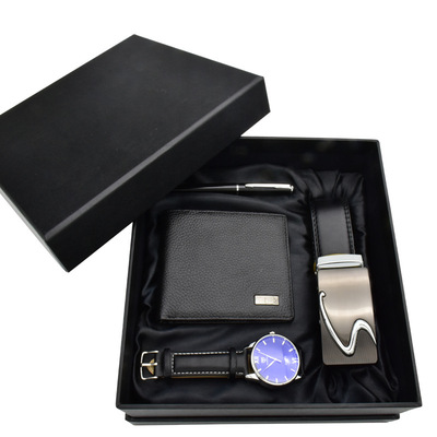 New Quartz Wristwatch Bracelet Gift Set For Men Boyfriend