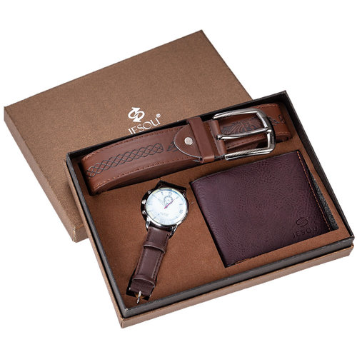 New Quartz Wristwatch Bracelet Gift Set For Men Boyfriend