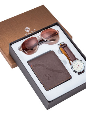 Watch Luxury Gift Set Sunglass Belt Wallet neckties for men