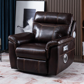 轻奢头等太空沙发舱大单人可躺可睡真皮电动功能按摩客厅懒人摇椅