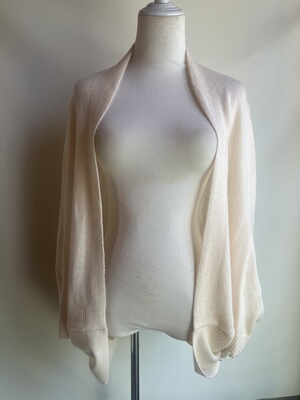 独家高端100%纯羊绒大披肩开衫外套女秋冬新款外搭时尚洋气围巾