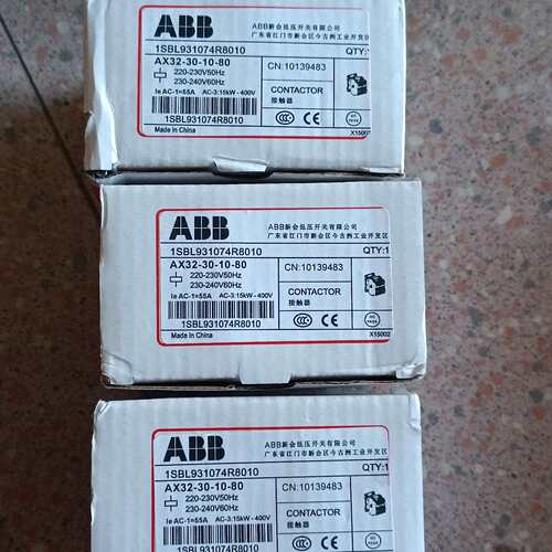 议价ABB交流接触器 AX32-30-10-80 1SBL93可维修翻新