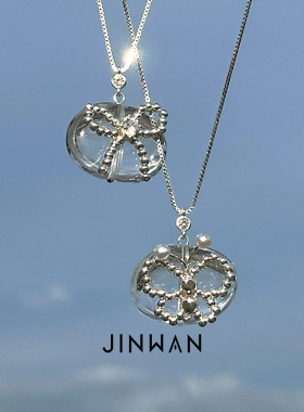 JINWAN圆梦系列小蝴蝶项链