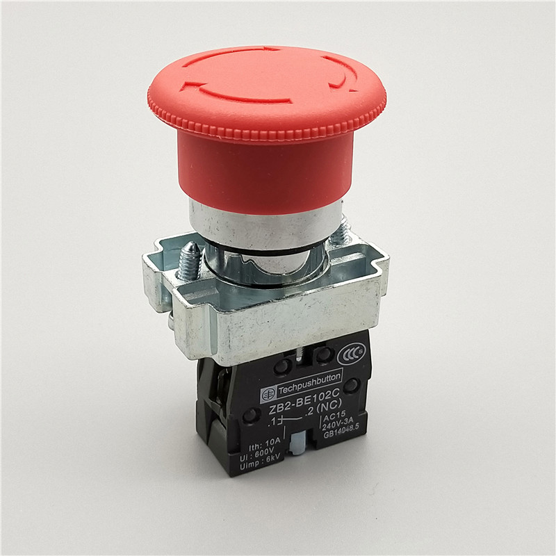 急停按钮开关一常闭旋转蘑菇头