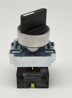 22mm自锁 ZB2-BE101C XB2-BD21两档BD33C三档旋转选择按钮开关