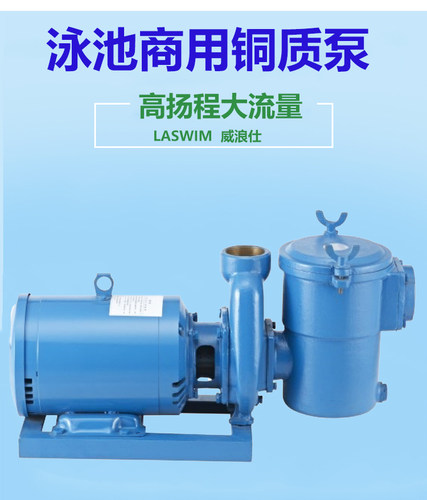 LASWIM 威浪仕 WL-ATB系列泳池 SPA过滤循环大功率铸铜泵  3-15HP
