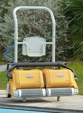 美国原装maytronics海豚2×2可爬墙双盘水下泳池全自动标池吸污机