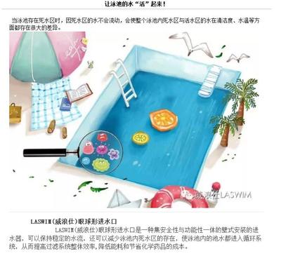 LASWIM 威浪仕EJH系列 眼球形进出水口   让泳池水 活起来
