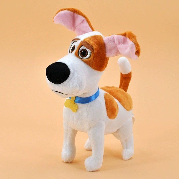 正版爱宠兔子大机密公仔电影可爱狗狗麦克毛绒玩具儿童礼物亲子