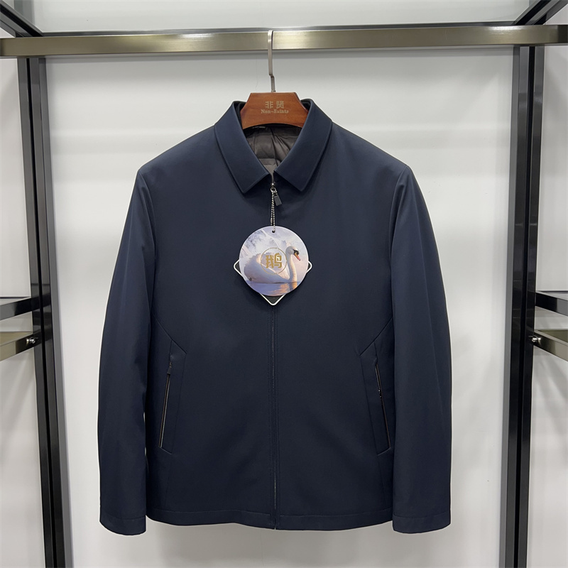 非贤商务翻领休闲常规保暖羽绒服