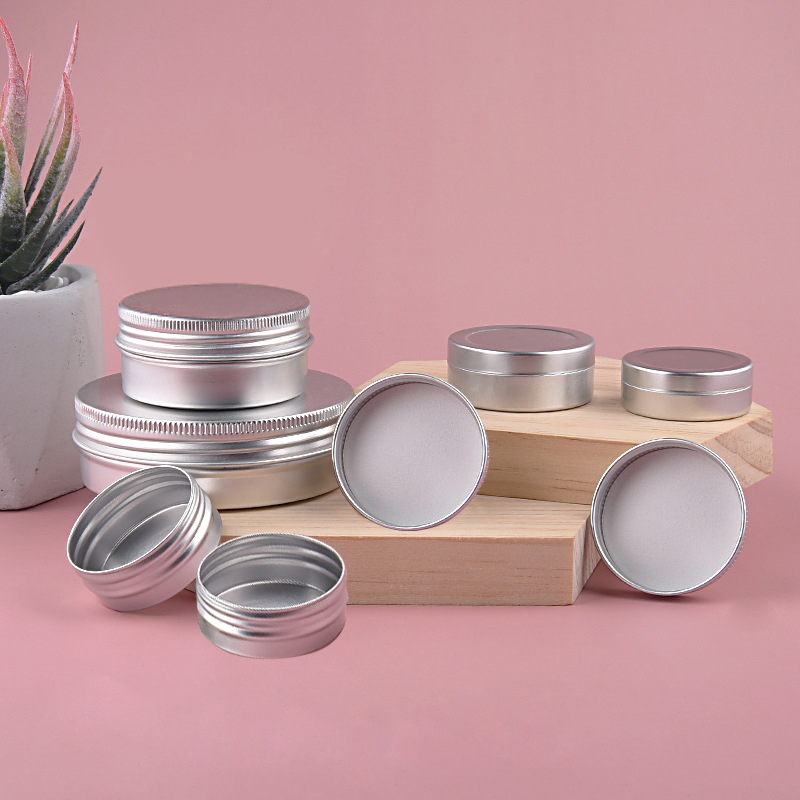 10g15g20g 铝盒（有螺纹）发蜡盒 膏体盒膏霜盒铝制包装盒金属