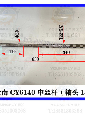 云南CY6140 CY6150 宝鸡CS6140 CS6150车床中拖板中丝杆 中螺母