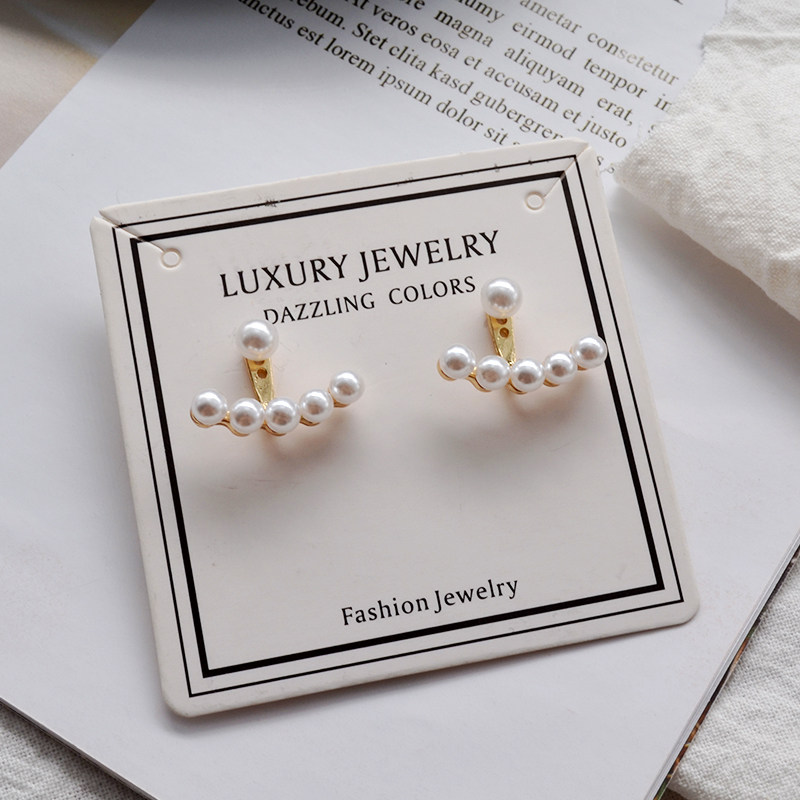 珍珠耳钉简约韩国个性百搭一款两戴耳环女精致小巧后挂式耳坠76,饰品/流行首饰/时尚饰品新,耳环,淘宝优惠券,粉丝福利购,淘宝优惠卷