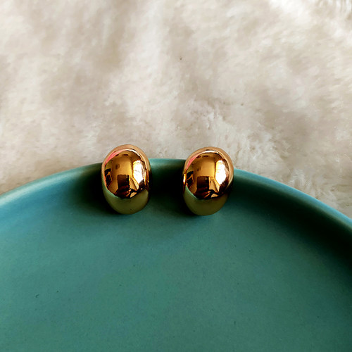 韩国耳饰小众金属简约