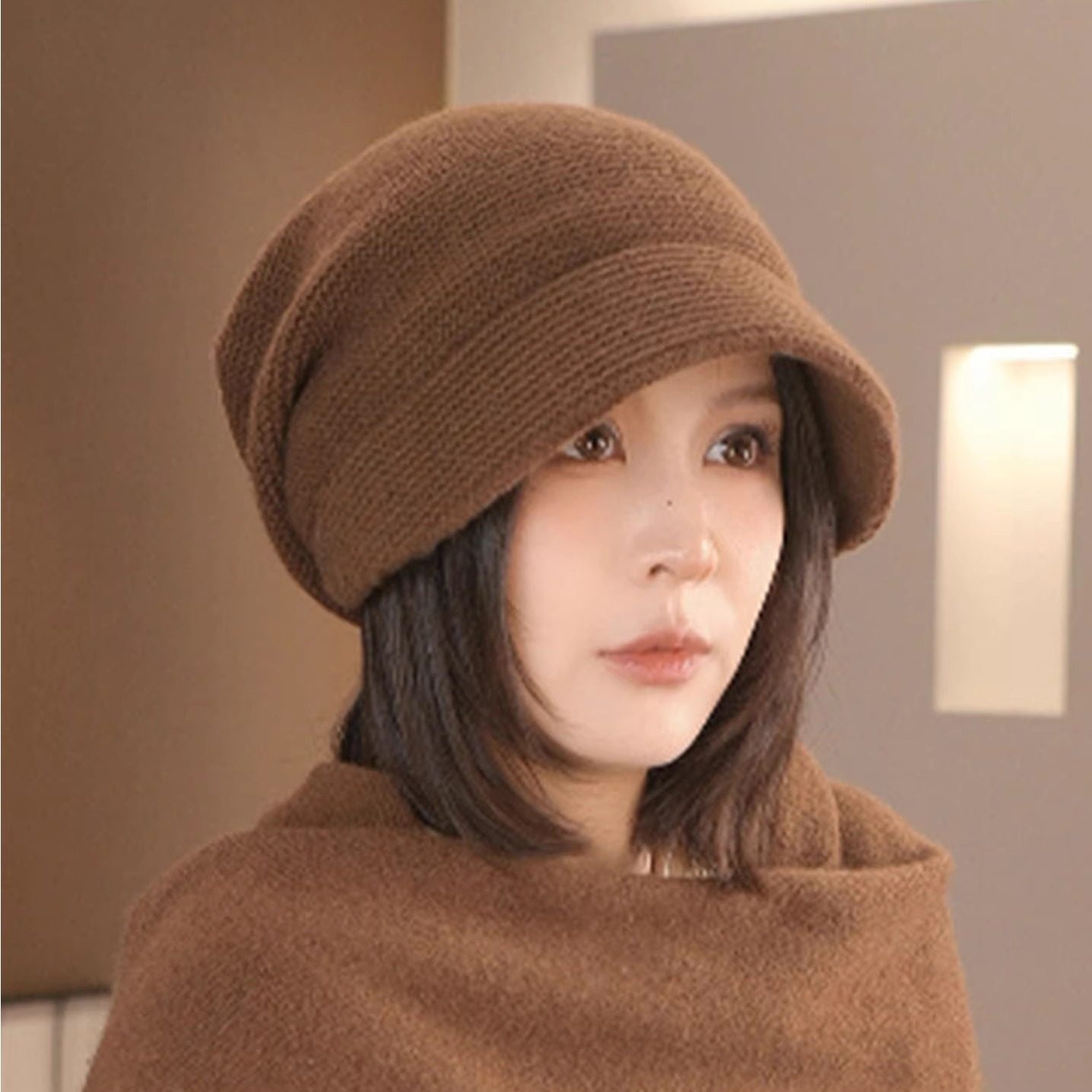 高品质纯色羊毛针织帽子女秋冬季保暖堆堆帽护耳冷帽高级感显脸小,服饰配件/皮带/帽子/围巾,帽子,淘宝优惠券,粉丝福利购,淘宝优惠卷